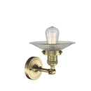 Innovations Lighting Halophane 1 Light Semi-Flush Mount Part Of The Franklin Restoration Collection 201F-AB-G2-LED