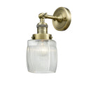 Innovations Lighting Colton 1 Light Semi-Flush Mount Part Of The Franklin Restoration Collection 201F-AB-G302