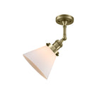 Innovations Lighting Large Cone 1 Light Semi-Flush Mount Part Of The Franklin Restoration Collection 201F-AB-G41