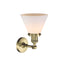 Innovations Lighting Large Cone 1 Light Semi-Flush Mount Part Of The Franklin Restoration Collection 201F-AB-G41