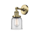 Innovations Lighting Small Bell 1 Light Semi-Flush Mount Part Of The Franklin Restoration Collection 201F-AB-G52-LED