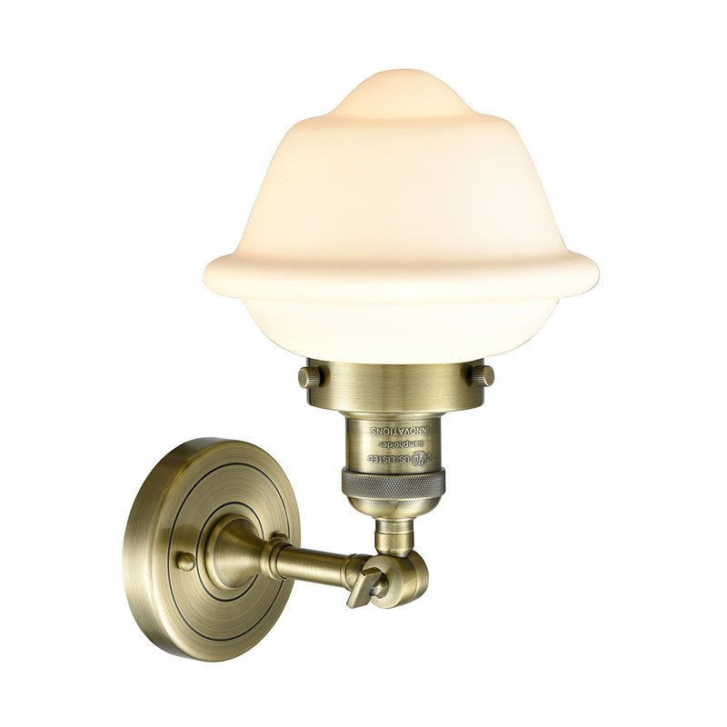 Innovations Lighting Small Oxford 1 Light Semi-Flush Mount Part Of The Franklin Restoration Collection 201F-AB-G531