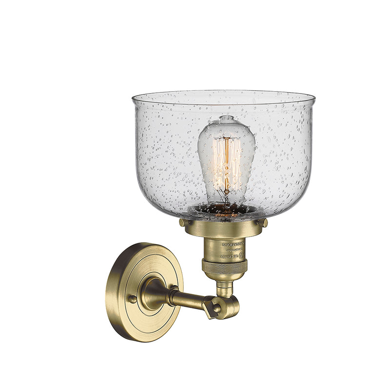 Innovations Lighting Large Bell 1 Light Semi-Flush Mount Part Of The Franklin Restoration Collection 201F-AB-G74