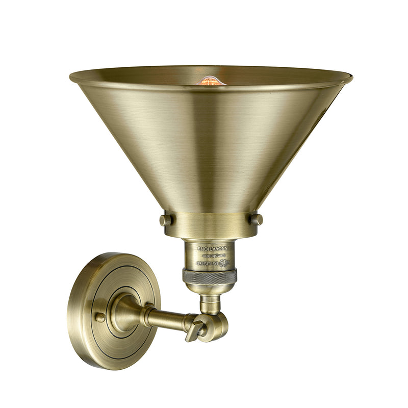 Innovations Lighting Briarcliff 1 Light Semi-Flush Mount Part Of The Franklin Restoration Collection 201F-AB-M10-AB