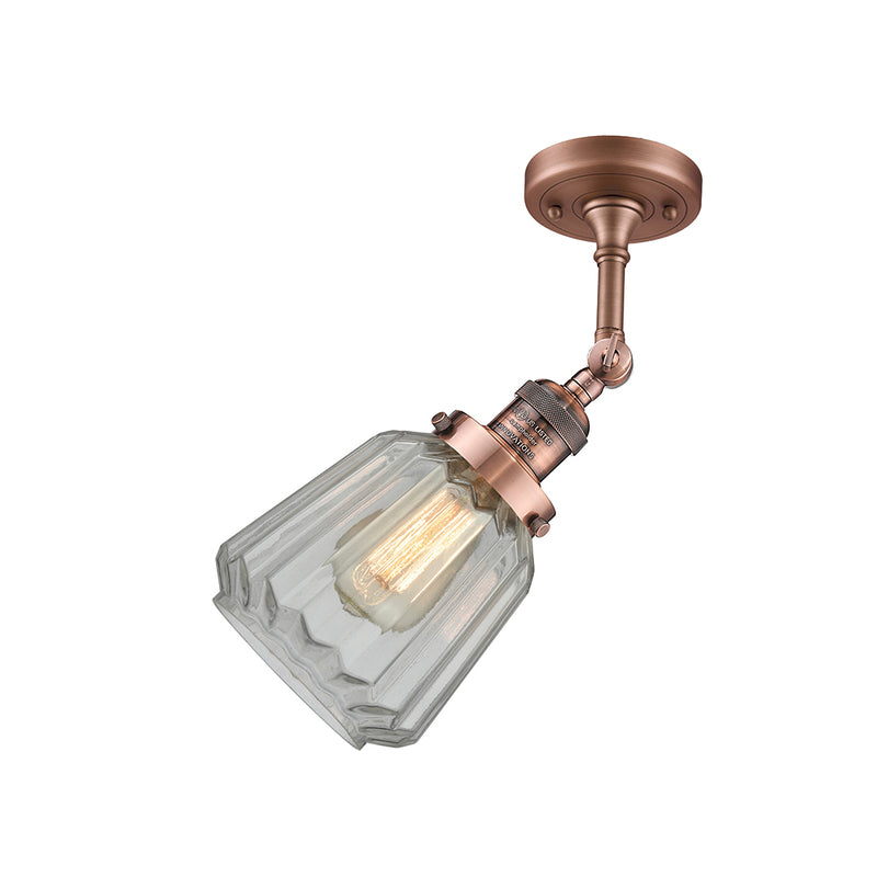 Innovations Lighting Chatham 1 Light Semi-Flush Mount Part Of The Franklin Restoration Collection 201F-AC-G142