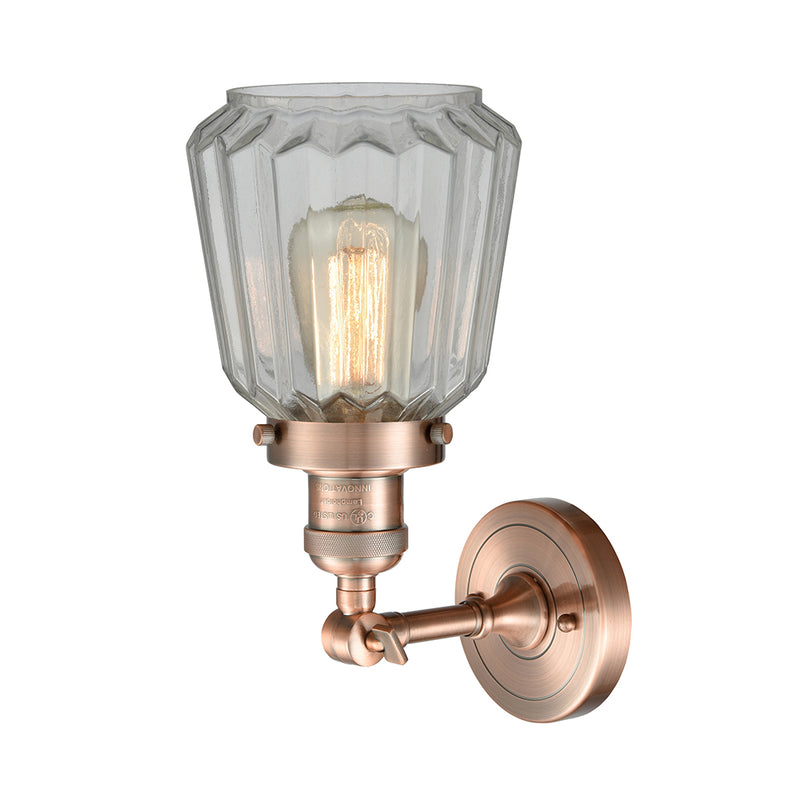 Innovations Lighting Chatham 1 Light Semi-Flush Mount Part Of The Franklin Restoration Collection 201F-AC-G142