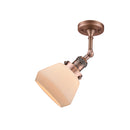 Innovations Lighting Fulton 1 Light Semi-Flush Mount Part Of The Franklin Restoration Collection 201F-AC-G171-LED