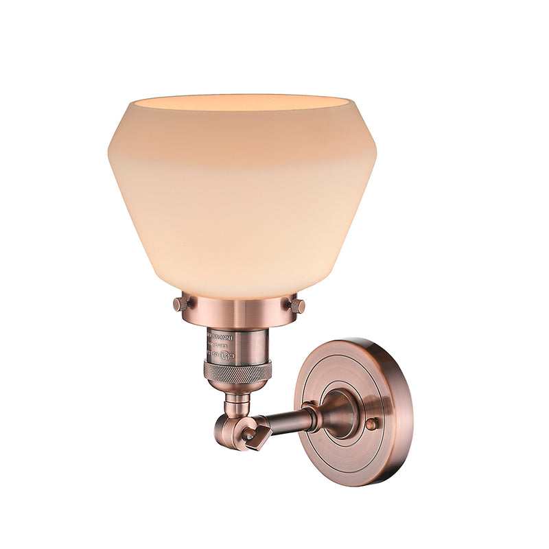 Innovations Lighting Fulton 1 Light Semi-Flush Mount Part Of The Franklin Restoration Collection 201F-AC-G171