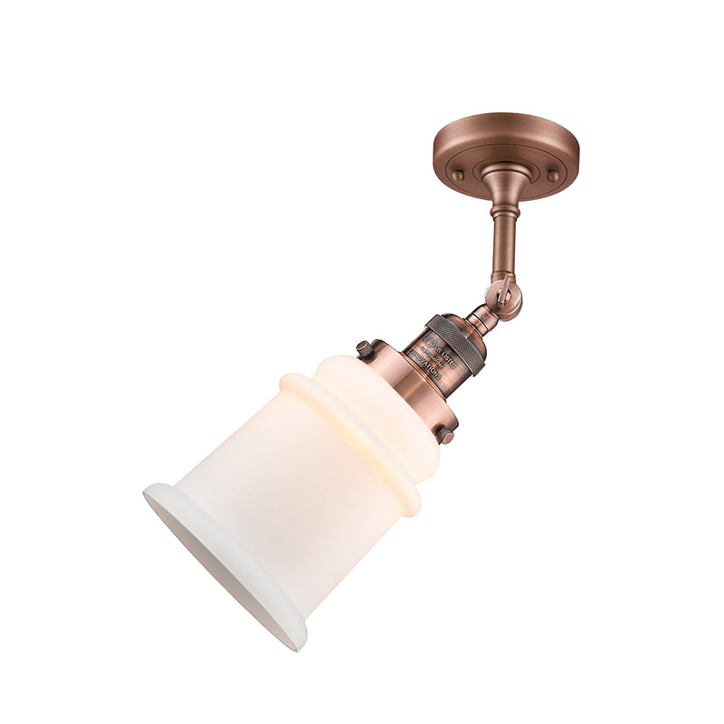 Innovations Lighting Canton 1 Light Semi-Flush Mount Part Of The Franklin Restoration Collection 201F-AC-G181-LED