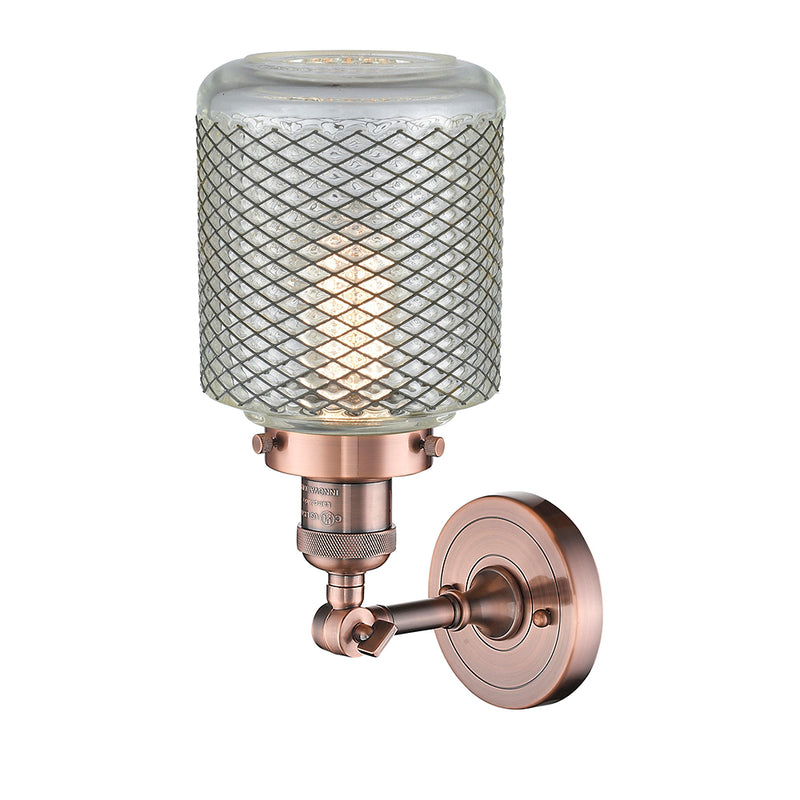 Innovations Lighting Stanton 1 Light Semi-Flush Mount Part Of The Franklin Restoration Collection 201F-AC-G262-LED