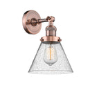 Innovations Lighting Large Cone 1 Light Semi-Flush Mount Part Of The Franklin Restoration Collection 201F-AC-G44