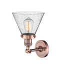 Innovations Lighting Large Cone 1 Light Semi-Flush Mount Part Of The Franklin Restoration Collection 201F-AC-G44