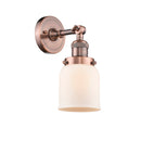 Innovations Lighting Small Bell 1 Light Semi-Flush Mount Part Of The Franklin Restoration Collection 201F-AC-G51