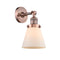 Innovations Lighting Small Cone 1 Light Semi-Flush Mount Part Of The Franklin Restoration Collection 201F-AC-G61-LED