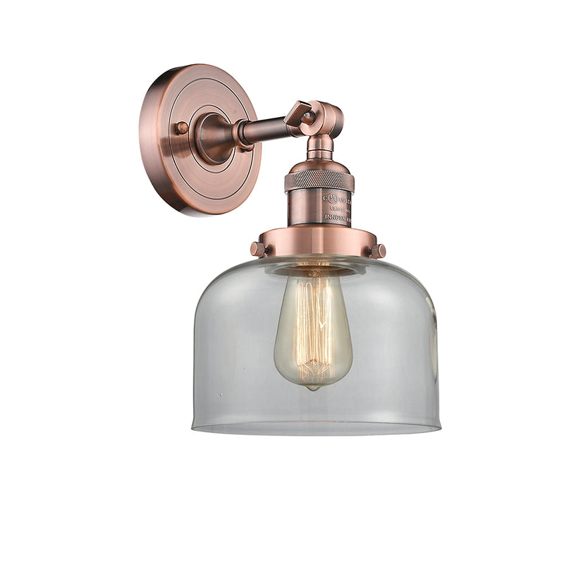 Innovations Lighting Large Bell 1 Light Semi-Flush Mount Part Of The Franklin Restoration Collection 201F-AC-G72