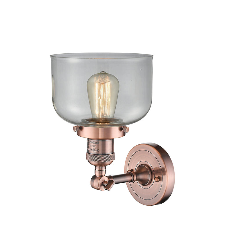 Innovations Lighting Large Bell 1 Light Semi-Flush Mount Part Of The Franklin Restoration Collection 201F-AC-G72