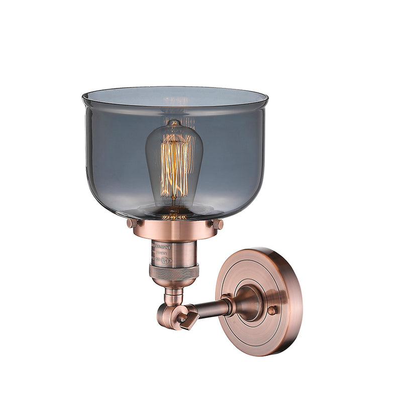 Innovations Lighting Large Bell 1 Light Semi-Flush Mount Part Of The Franklin Restoration Collection 201F-AC-G73