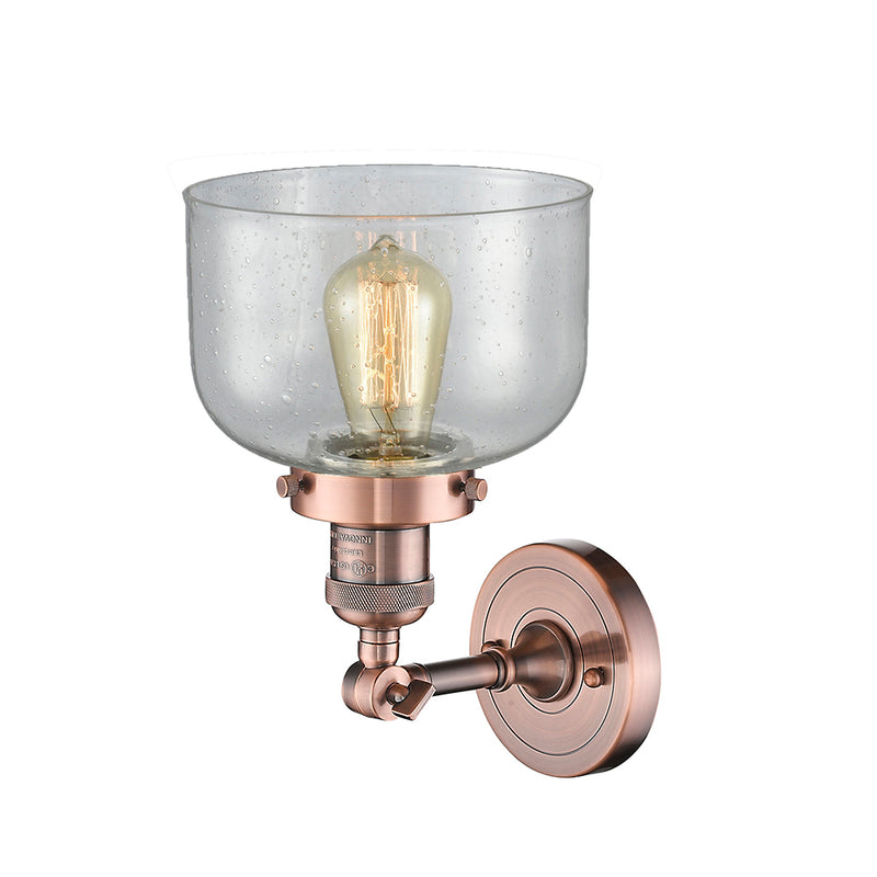 Innovations Lighting Large Bell 1 Light Semi-Flush Mount Part Of The Franklin Restoration Collection 201F-AC-G74