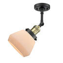 Innovations Lighting Fulton 1 Light Semi-Flush Mount Part Of The Franklin Restoration Collection 201F-BAB-G171