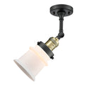 Innovations Lighting Small Canton 1 Light Semi-Flush Mount Part Of The Franklin Restoration Collection 201F-BAB-G181S-LED