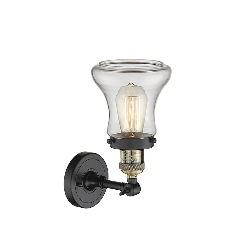 Innovations Lighting Bellmont 1 Light Semi-Flush Mount Part Of The Franklin Restoration Collection 201F-BAB-G192