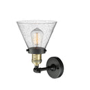 Innovations Lighting Large Cone 1 Light Semi-Flush Mount Part Of The Franklin Restoration Collection 201F-BAB-G44-LED