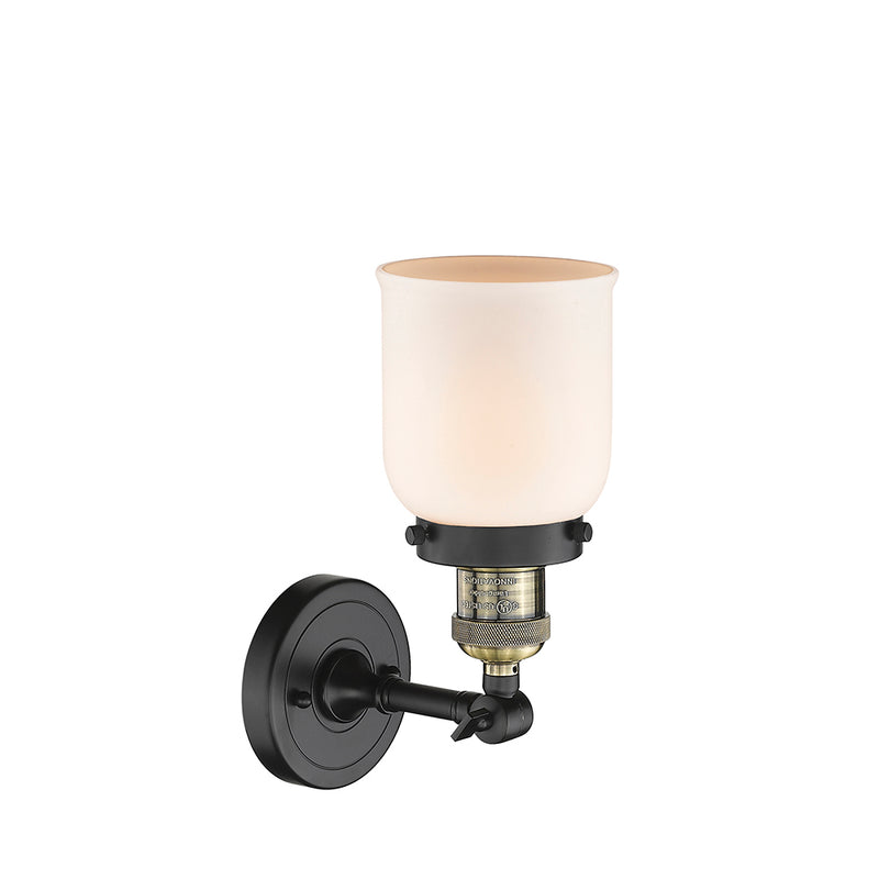 Innovations Lighting Small Bell 1 Light Semi-Flush Mount Part Of The Franklin Restoration Collection 201F-BAB-G51-LED