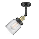 Innovations Lighting Small Bell 1 Light Semi-Flush Mount Part Of The Franklin Restoration Collection 201F-BAB-G52-LED