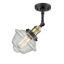 Innovations Lighting Small Oxford 1 Light Semi-Flush Mount Part Of The Franklin Restoration Collection 201F-BAB-G534-LED