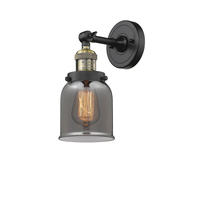 Innovations Lighting Small Bell 1 Light Semi-Flush Mount Part Of The Franklin Restoration Collection 201F-BAB-G53