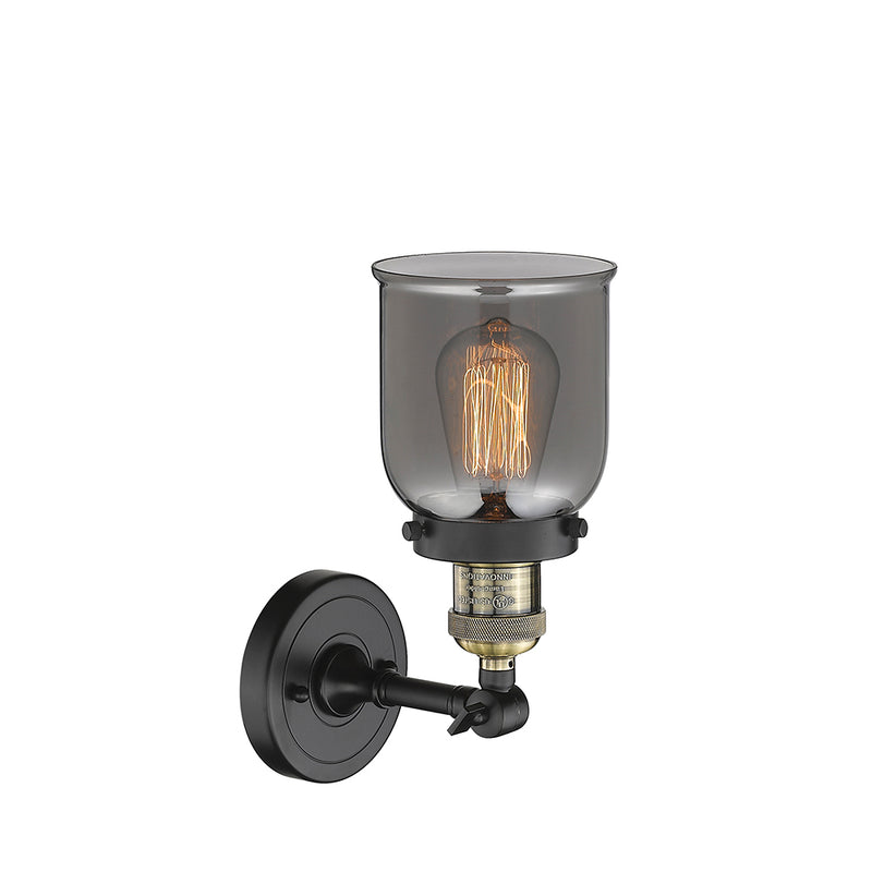 Innovations Lighting Small Bell 1 Light Semi-Flush Mount Part Of The Franklin Restoration Collection 201F-BAB-G53-LED