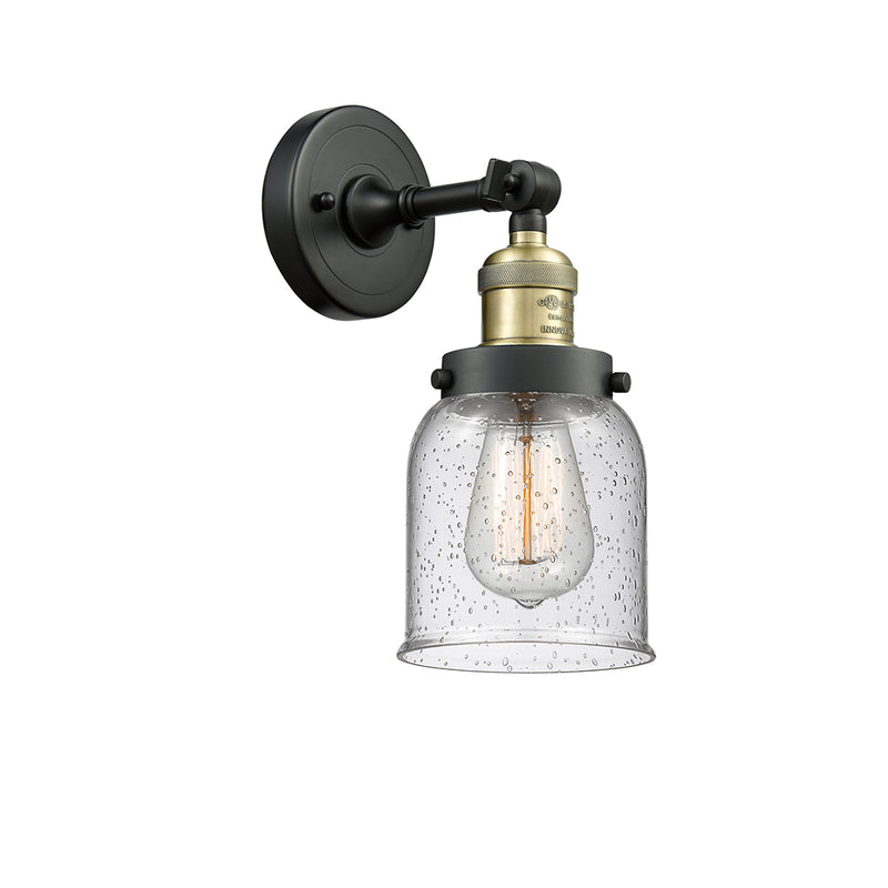 Innovations Lighting Small Bell 1 Light Semi-Flush Mount Part Of The Franklin Restoration Collection 201F-BAB-G54