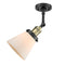 Innovations Lighting Small Cone 1 Light Semi-Flush Mount Part Of The Franklin Restoration Collection 201F-BAB-G61-LED