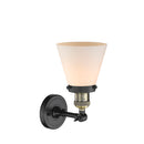 Innovations Lighting Small Cone 1 Light Semi-Flush Mount Part Of The Franklin Restoration Collection 201F-BAB-G61-LED