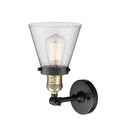 Innovations Lighting Small Cone 1 Light Semi-Flush Mount Part Of The Franklin Restoration Collection 201F-BAB-G64-LED