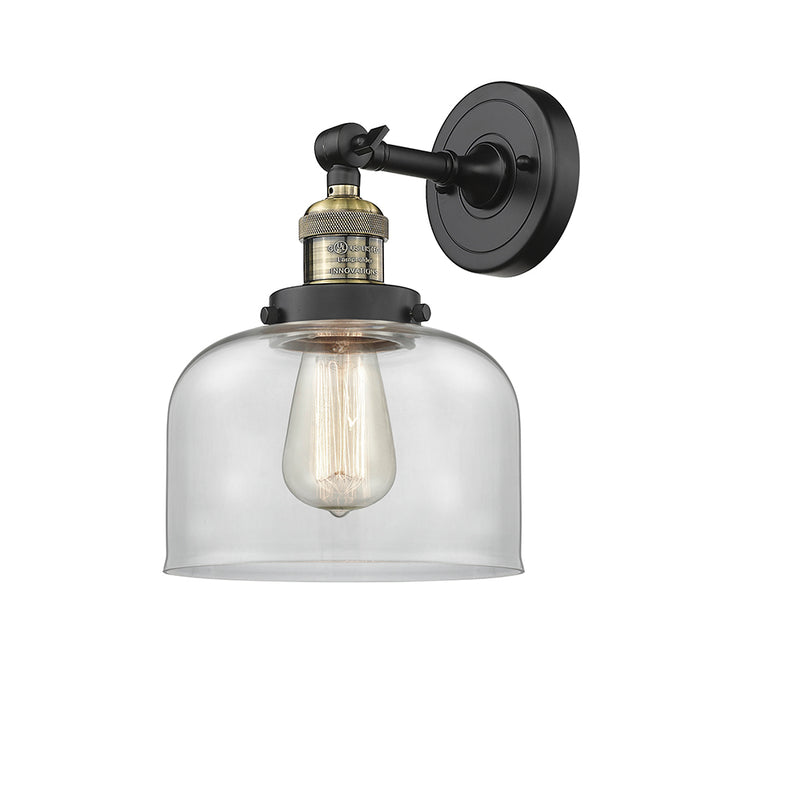 Innovations Lighting Large Bell 1 Light Semi-Flush Mount Part Of The Franklin Restoration Collection 201F-BAB-G72