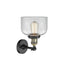 Innovations Lighting Large Bell 1 Light Semi-Flush Mount Part Of The Franklin Restoration Collection 201F-BAB-G72-LED