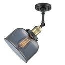 Innovations Lighting Large Bell 1 Light Semi-Flush Mount Part Of The Franklin Restoration Collection 201F-BAB-G73