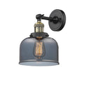 Innovations Lighting Large Bell 1 Light Semi-Flush Mount Part Of The Franklin Restoration Collection 201F-BAB-G73