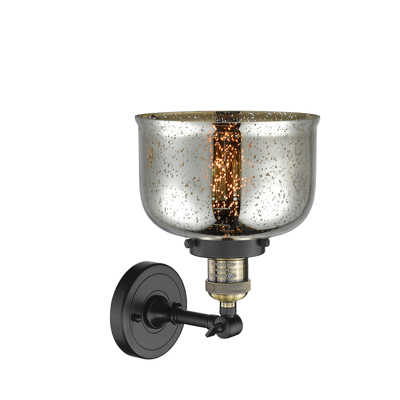 Innovations Lighting Large Bell 1 Light Semi-Flush Mount Part Of The Franklin Restoration Collection 201F-BAB-G78-LED