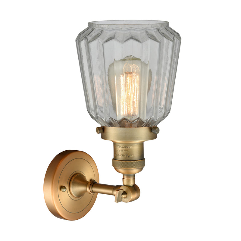 Innovations Lighting Chatham 1 Light Semi-Flush Mount Part Of The Franklin Restoration Collection 201F-BB-G142