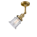 Innovations Lighting Small Canton 1 Light Semi-Flush Mount Part Of The Franklin Restoration Collection 201F-BB-G184S