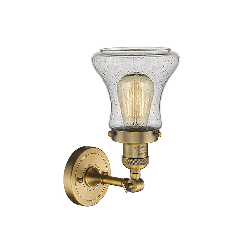 Innovations Lighting Bellmont 1 Light Semi-Flush Mount Part Of The Franklin Restoration Collection 201F-BB-G194-LED