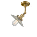 Innovations Lighting Halophane 1 Light Semi-Flush Mount Part Of The Franklin Restoration Collection 201F-BB-G2