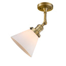 Innovations Lighting Large Cone 1 Light Semi-Flush Mount Part Of The Franklin Restoration Collection 201F-BB-G41