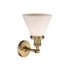 Innovations Lighting Large Cone 1 Light Semi-Flush Mount Part Of The Franklin Restoration Collection 201F-BB-G41