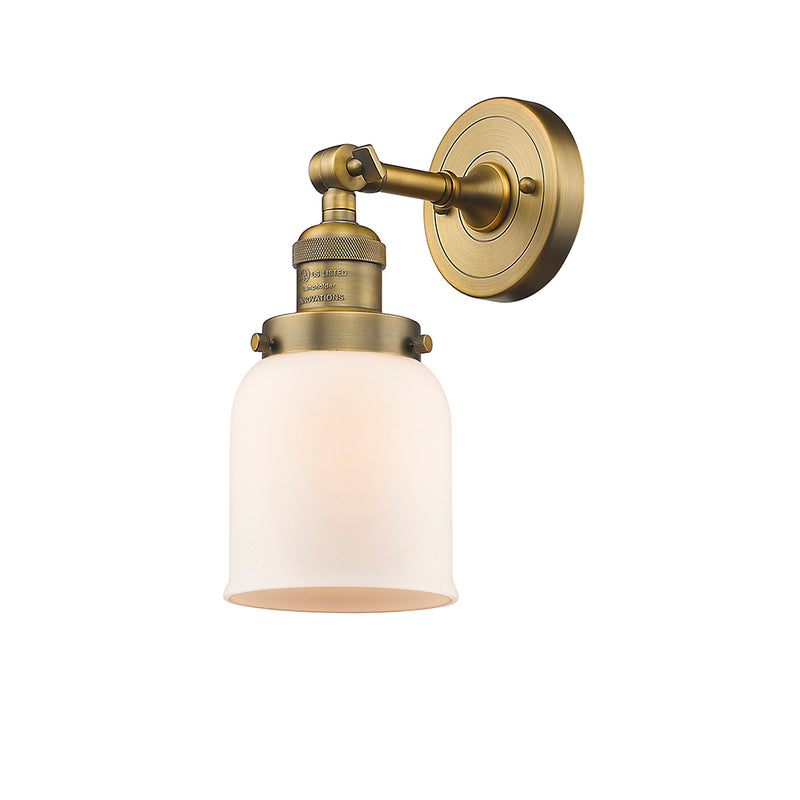 Innovations Lighting Small Bell 1 Light Semi-Flush Mount Part Of The Franklin Restoration Collection 201F-BB-G51