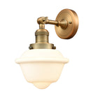 Innovations Lighting Small Oxford 1 Light Semi-Flush Mount Part Of The Franklin Restoration Collection 201F-BB-G531-LED