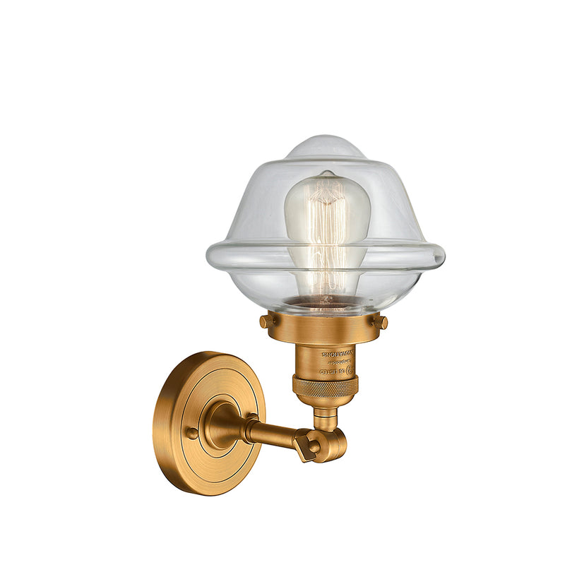 Innovations Lighting Small Oxford 1 Light Semi-Flush Mount Part Of The Franklin Restoration Collection 201F-BB-G532-LED