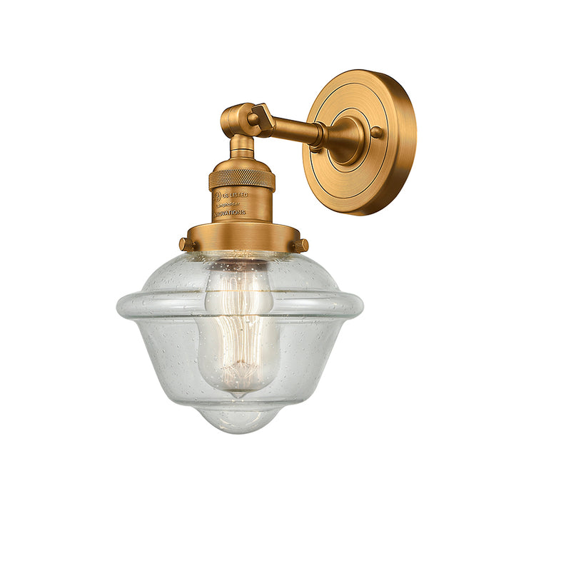 Innovations Lighting Small Oxford 1 Light Semi-Flush Mount Part Of The Franklin Restoration Collection 201F-BB-G534